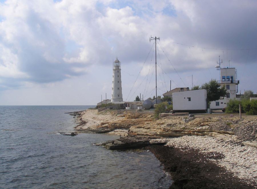 Leuchtturm an der Krim-Küste