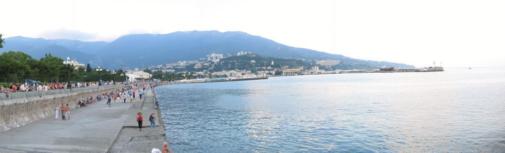Panoramablick auf Yalta