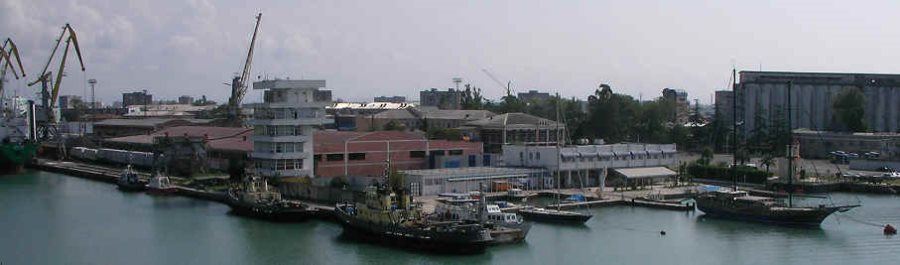 Hafen von Poti in Georgien